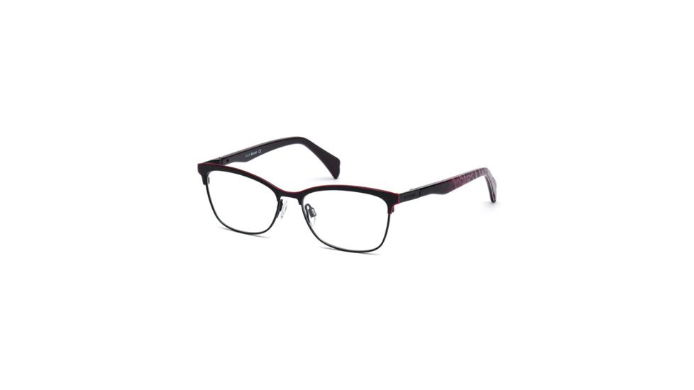 Just Cavalli JC0614 Eyeglass Frames - Shiny Black Frame Color