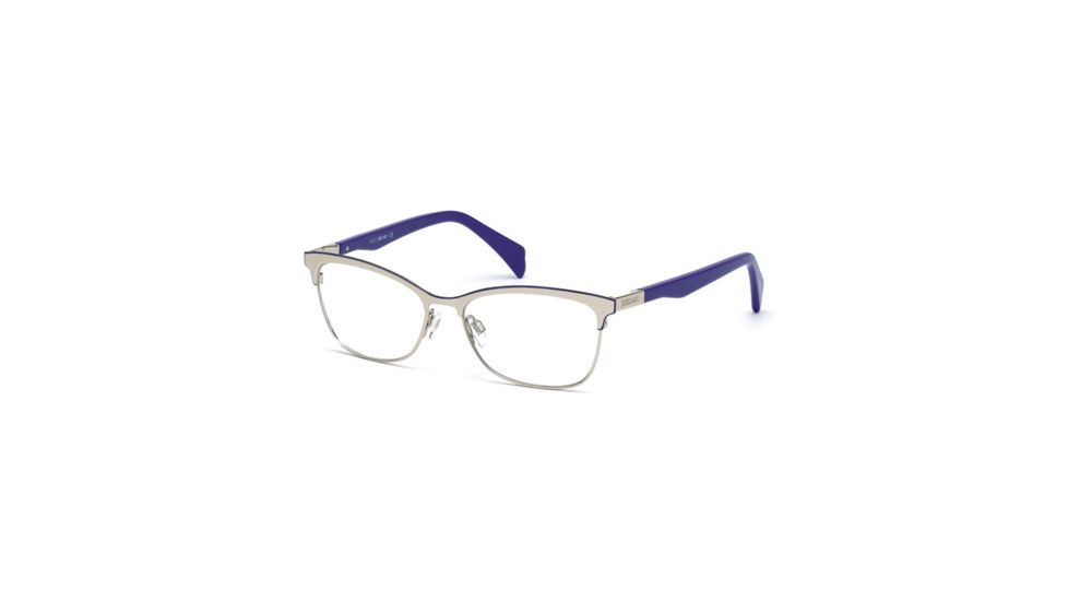 Just Cavalli JC0614 Eyeglass Frames - Shiny Palladium Frame Color