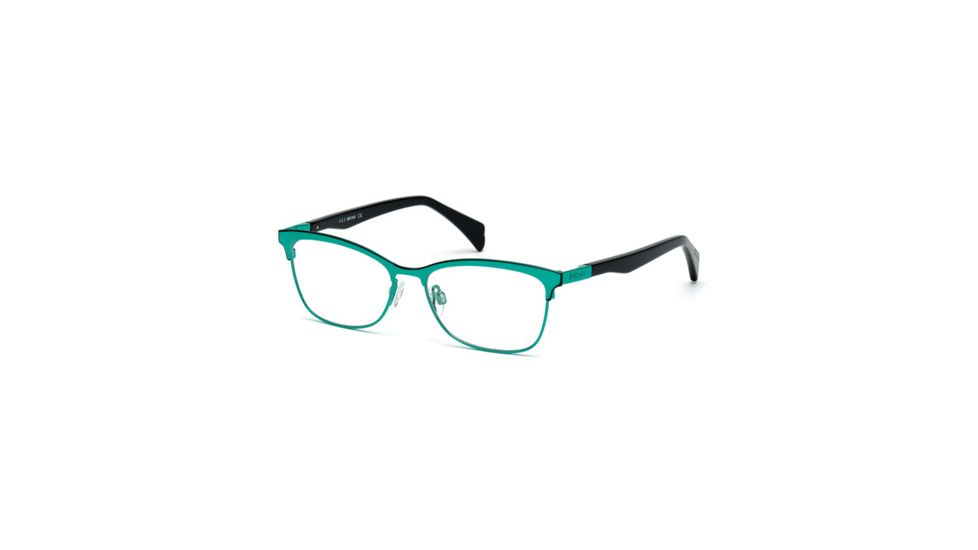 Just Cavalli JC0614 Eyeglass Frames - Shiny Turquoise Frame Color
