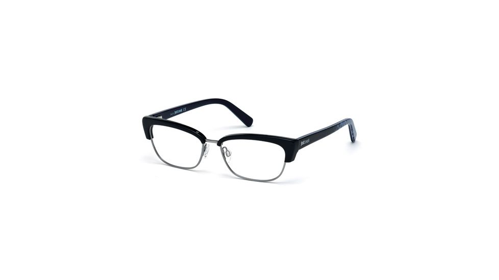 Just Cavalli JC0625 Eyeglass Frames - Shiny Blue Frame Color
