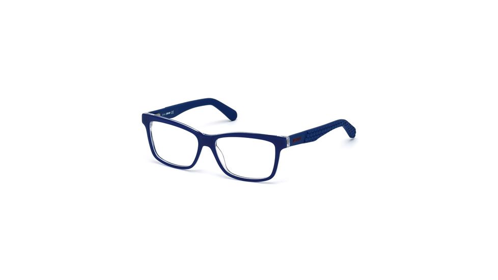 Just Cavalli JC0642 Eyeglass Frames - Shiny Blue Frame Color