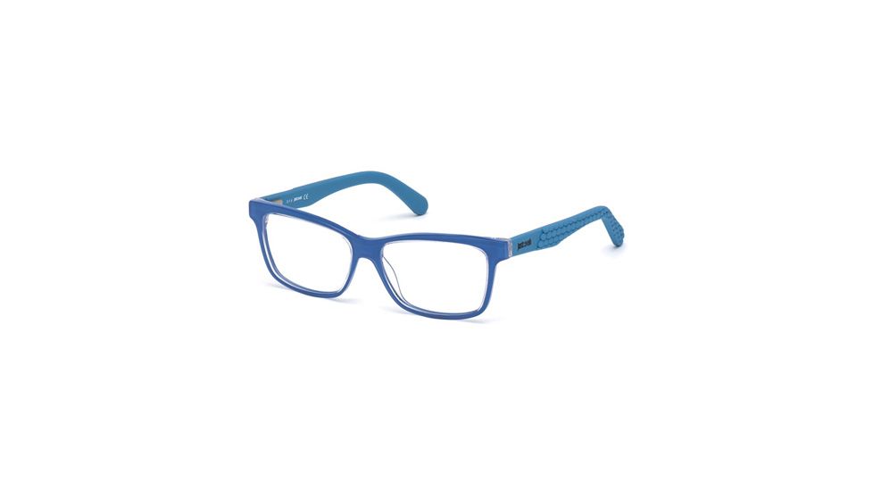 Just Cavalli JC0642 Eyeglass Frames - Shiny Light Blue Frame Color