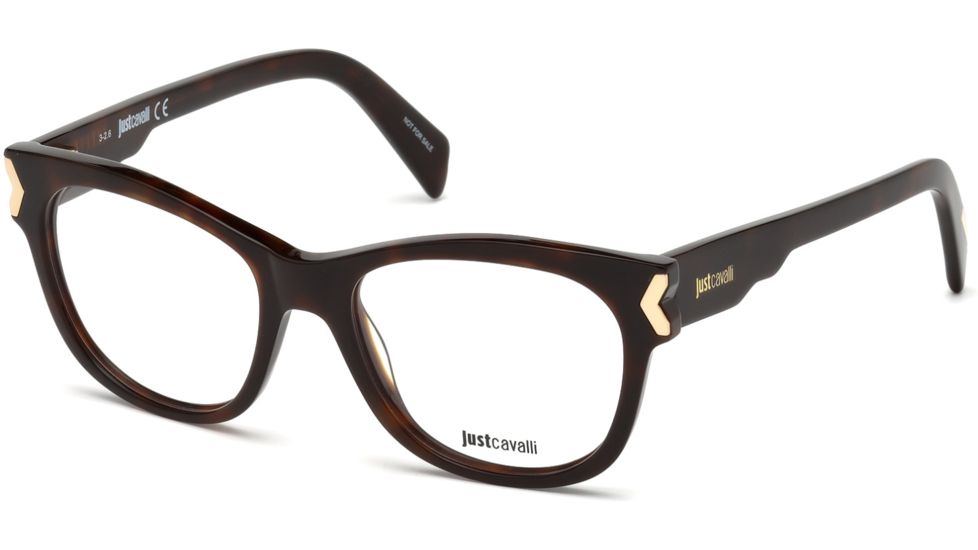 Just Cavalli JC0806 Eyeglass Frames - Dark Havana Frame Color, Dark Havana Lens Color