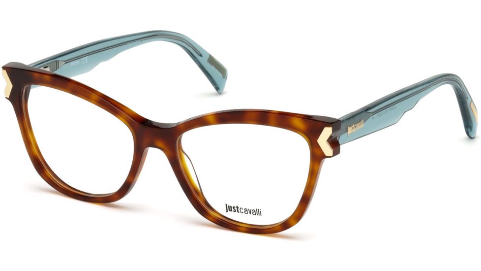 Just Cavalli JC0807 Eyeglass Frames - Blonde Havana Frame Color, Blonde Havana Lens Color