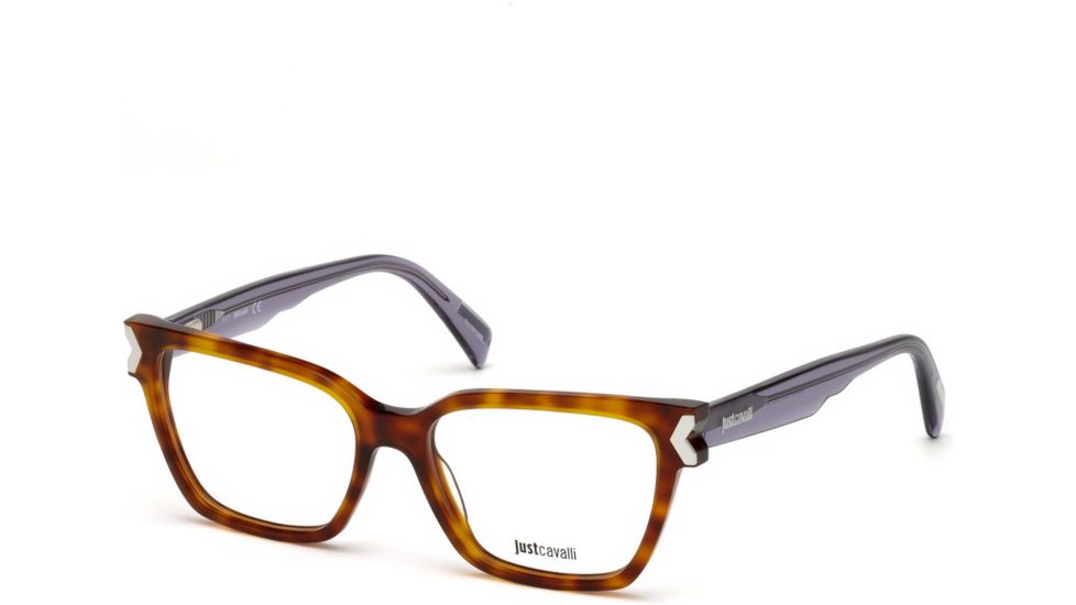 Just Cavalli JC0808 Eyeglass Frames - Blonde Havana Frame Color