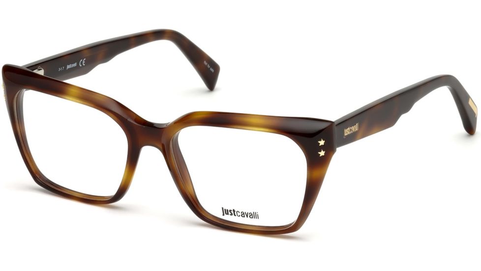 Just Cavalli JC0810 Eyeglass Frames - Blonde Havana Frame Color, Blonde Havana Lens Color
