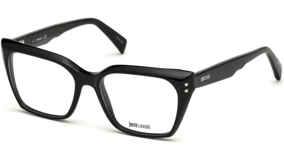 Just Cavalli JC0810 Eyeglass Frames - Shiny Black Frame Color, Shiny Black Lens Color