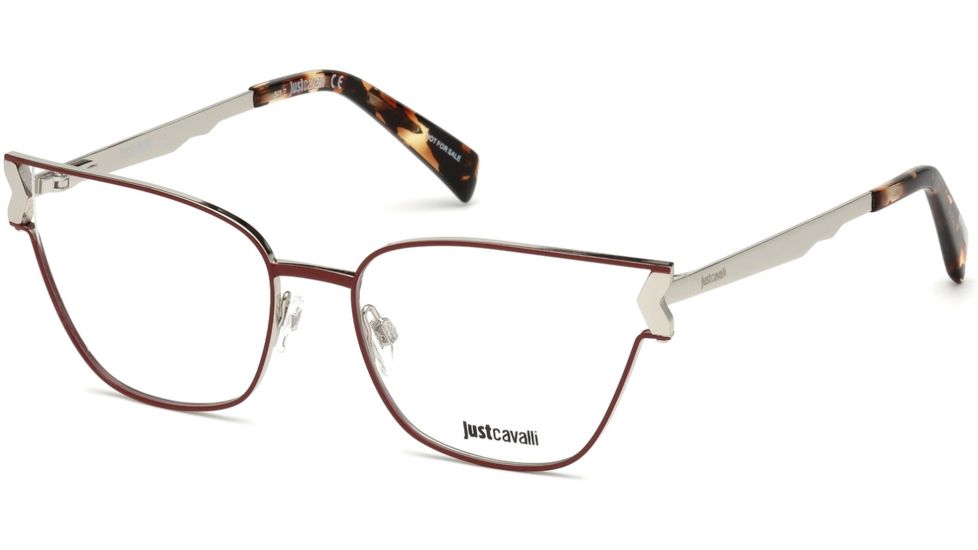 Just Cavalli JC0815 Eyeglass Frames - Shiny Palladium Frame Color