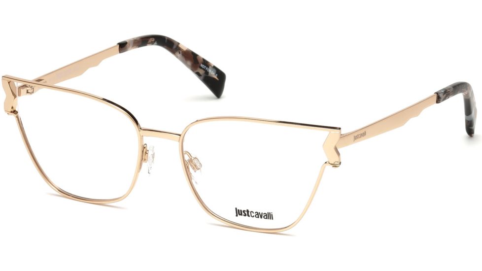 Just Cavalli JC0815 Eyeglass Frames - Shiny Pink Frame Color