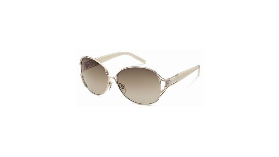 Just Cavalli JC399S Sunglasses - Shiny Rose Gold Frame Color, Gradient Brown Lens Color
