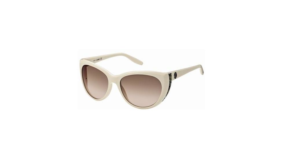 Just Cavalli JC405S Sunglasses - Ivory Frame Color, Gradient Brown Lens Color