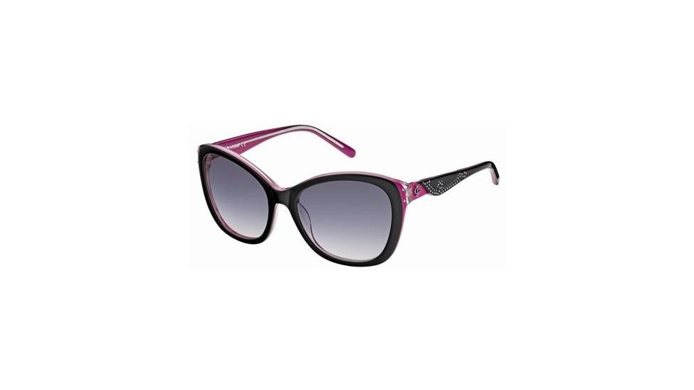Just Cavalli JC408S Sunglasses - Black Frame Color, Gradient / Mirror Violet Lens Color