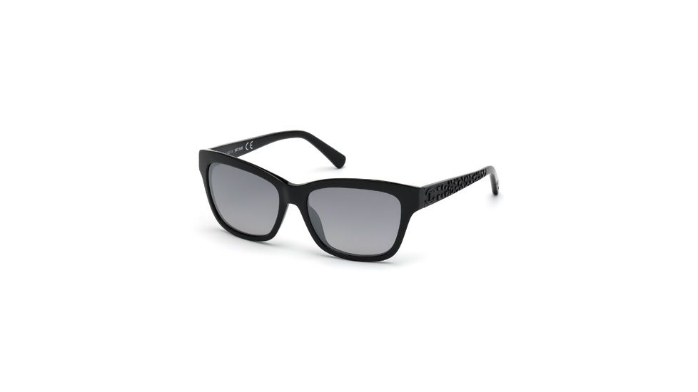 Just Cavalli JC564S Sunglasses - Shiny Black Frame Color, Gradient Smoke Lens Color