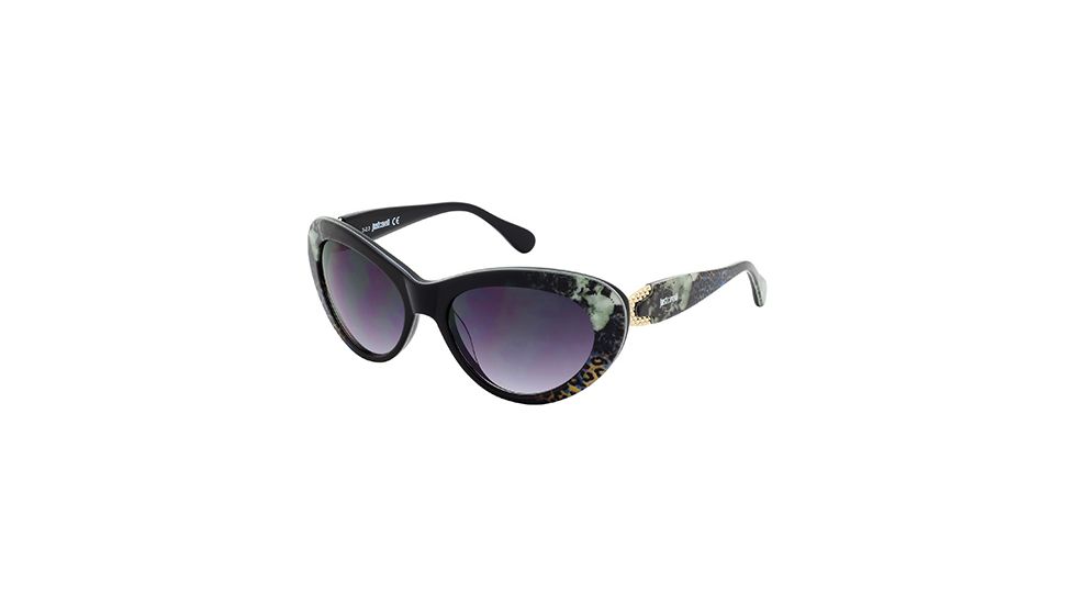 Just Cavalli JC630S Sunglasses - Black Frame Color, Gradient Smoke Lens Color