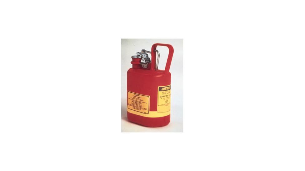 Justrite Type I Nonmetallic Safety Cans, Justrite 14160 Cans With Stainless Steel Fittings