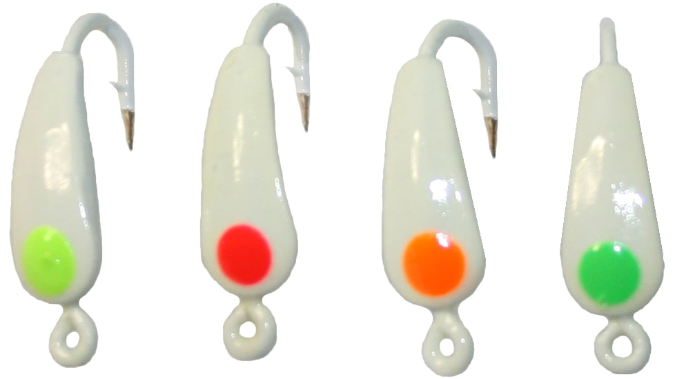 K&amp;E 66-10-AST Moon Glow Jig Size 10 Assorted 24Cd, 66-10-AST