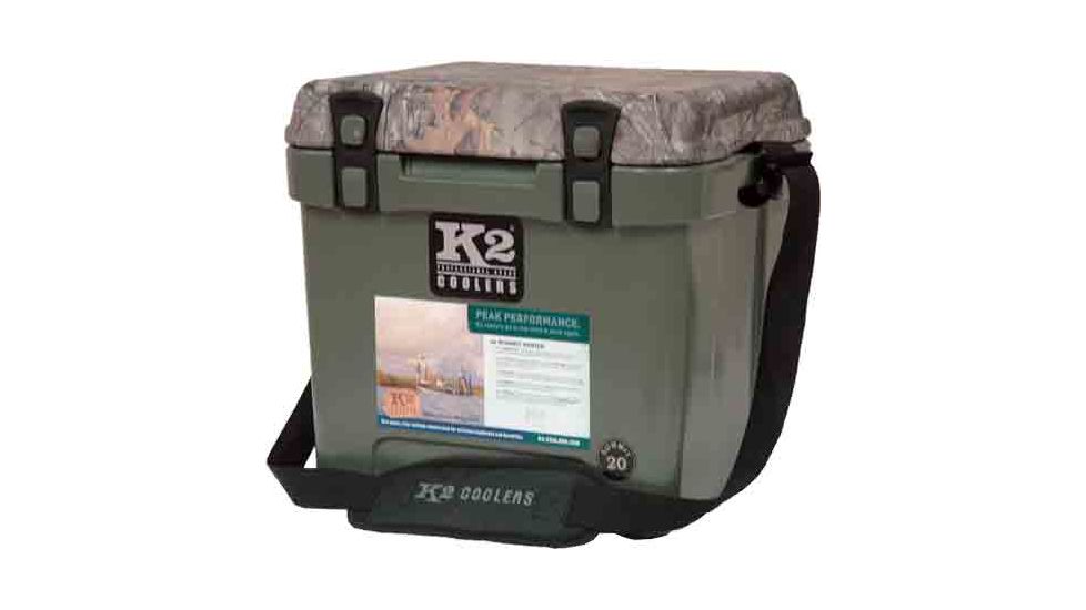 K2 Coolers Camo Summit Series 20 Qt Dbgn Realtree Xtra Lid