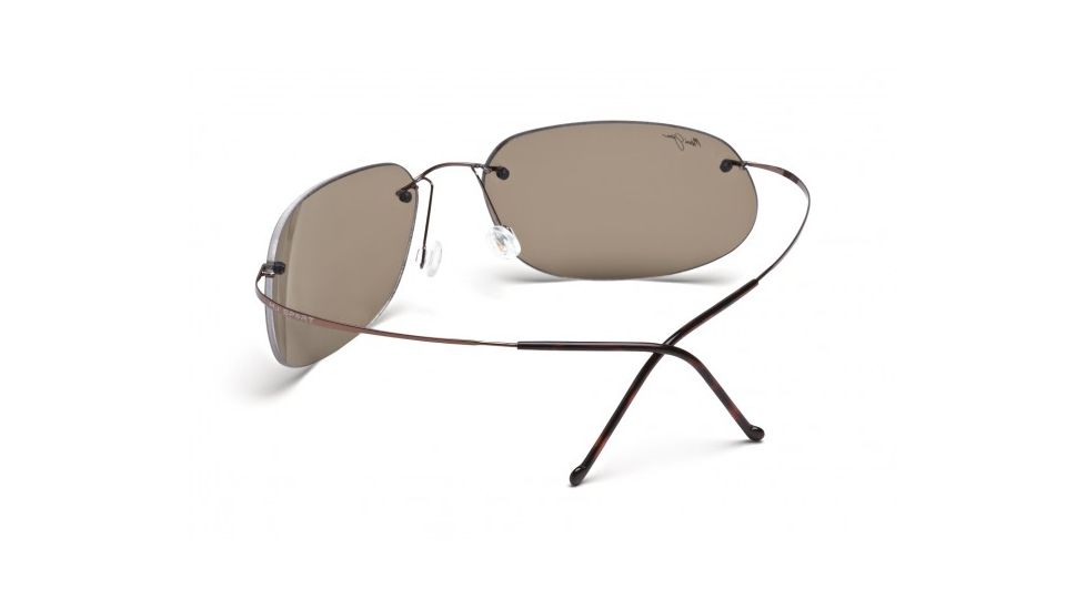 Maui Jim Ka'anapali Sunglasses w/ Metallic Gloss Copper Frame and HCL Bronze Lenses - H501-23, Back View