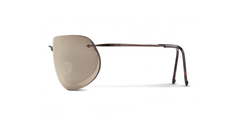 Maui Jim Ka'anapali Sunglasses w/ Metallic Gloss Copper Frame and HCL Bronze Lenses - H501-23, Side View