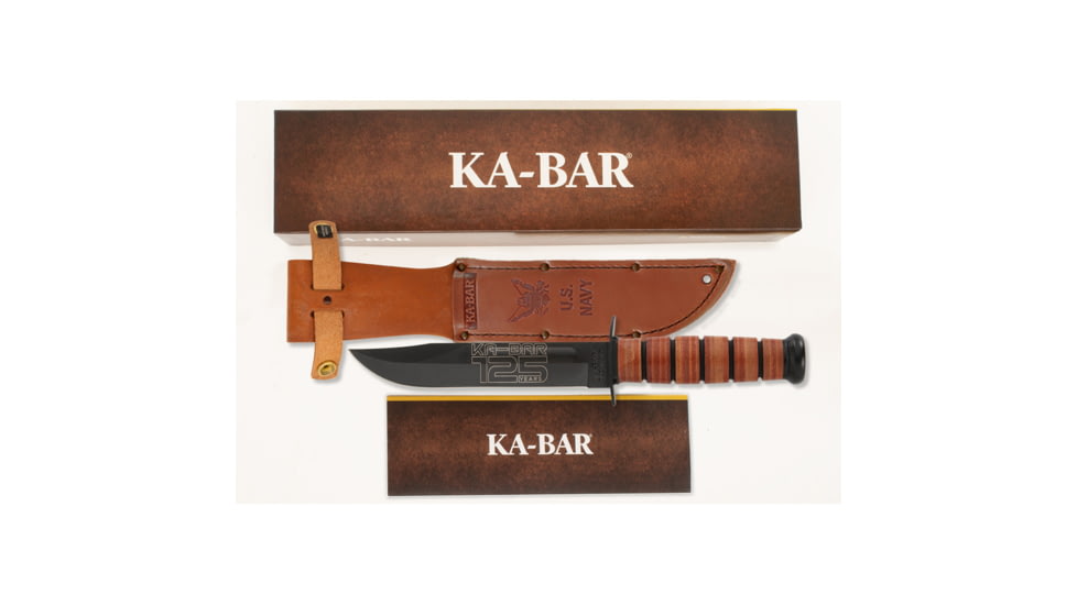 KA-BAR Knives 125TH Anniversary USN