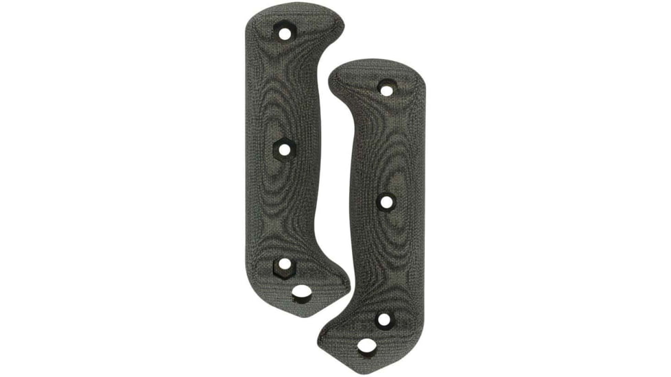KA-BAR Knives Becker Black Micarta Handle Set for Lg Beckers, BK77BLKHNDL