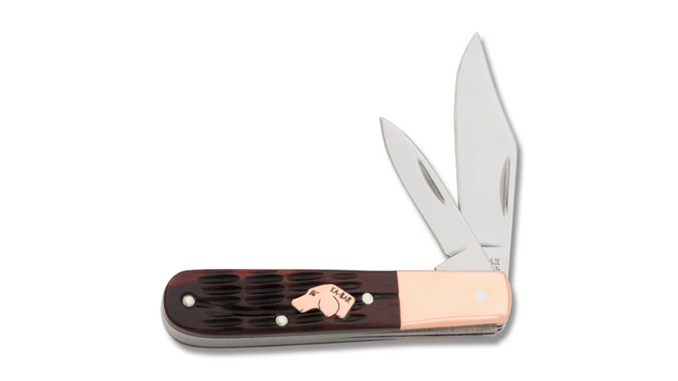 KA-BAR Knives Coppersmith - Wharncliffe Barlow, Str Edge, 14-4 Crmo Steel 2 1/2in Blade, Bone Handle, 6123CU