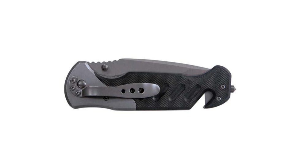 KA-BAR Knives Coypu Folder, G10 Handle, Gray Pocket Clip, Straight Edge, 3085CP