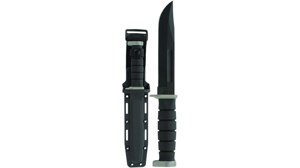 KA-BAR Knives D2 Extreme Fighting/Utility Knife, Black, 12in, 1292