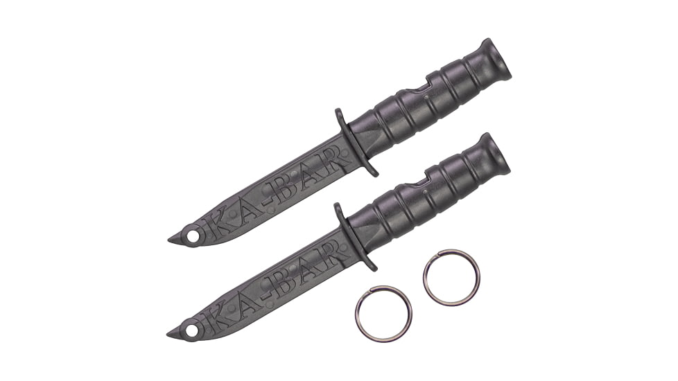 Ka-bar Knives Ka-bar Emergency Whistle 2-pk W/ Nickel Plated Key Rings