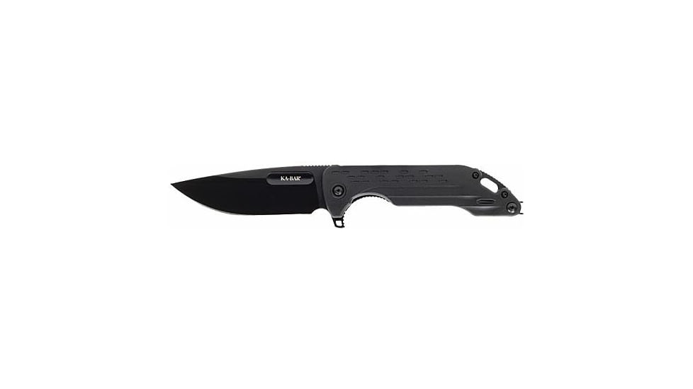 Ka-bar Knives Ka-bar Mark 25 Folder 3.75 Black Liner Lock D2