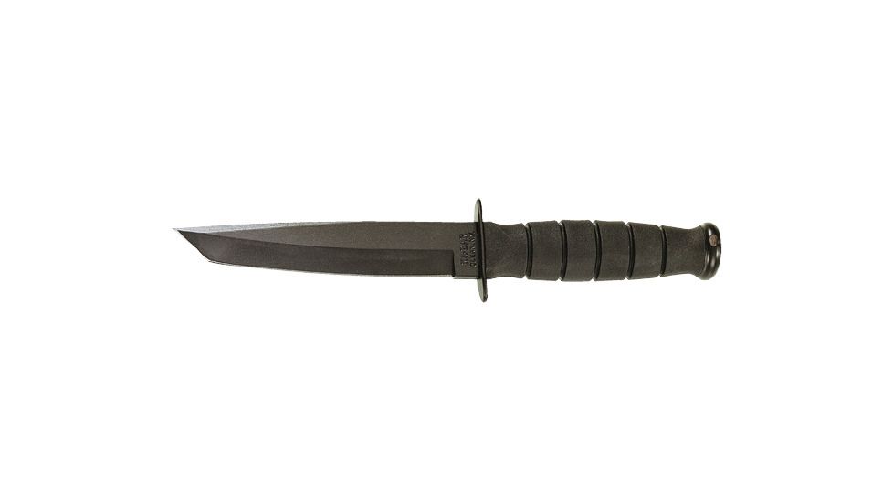 Ka Bar Knives Kb1254 Plain 5 25in Short Ka Bar Black Tanto