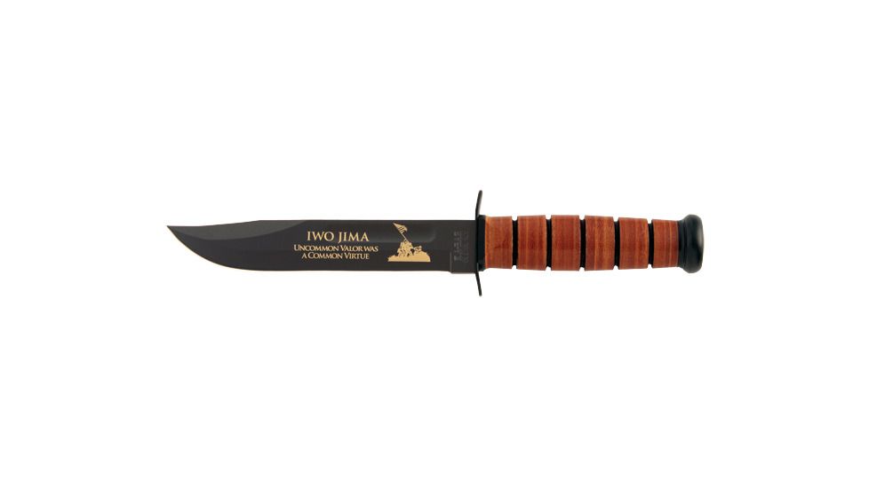 Ka Bar Knives Kb9137 Iwo Jima Commemorative Usmc Leather Sheath