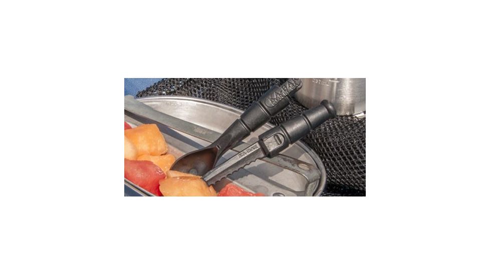 KA-BAR Knives Tactical Spork, Black, 6.8 in 9909