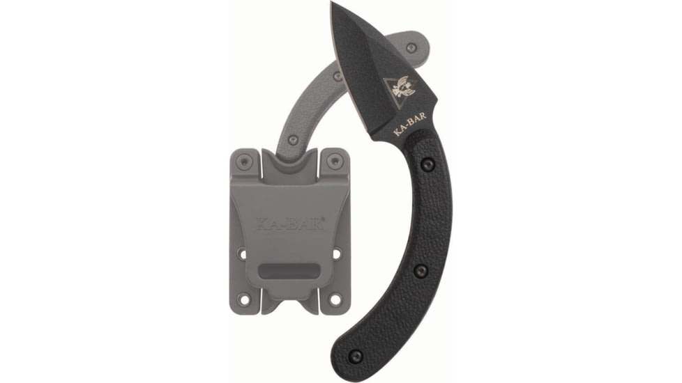 KA-BAR Knives TDI Ladyfinger Fixed Blade Knife, 1.875in, AUS 8A Stainles Steel, Zytel, 1494