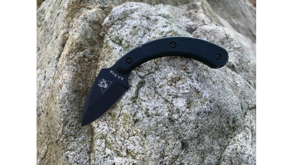 KA-BAR Knives TDI Ladyfinger Fixed Blade Knife, 1.875in, AUS 8A Stainles Steel, Zytel, 1494