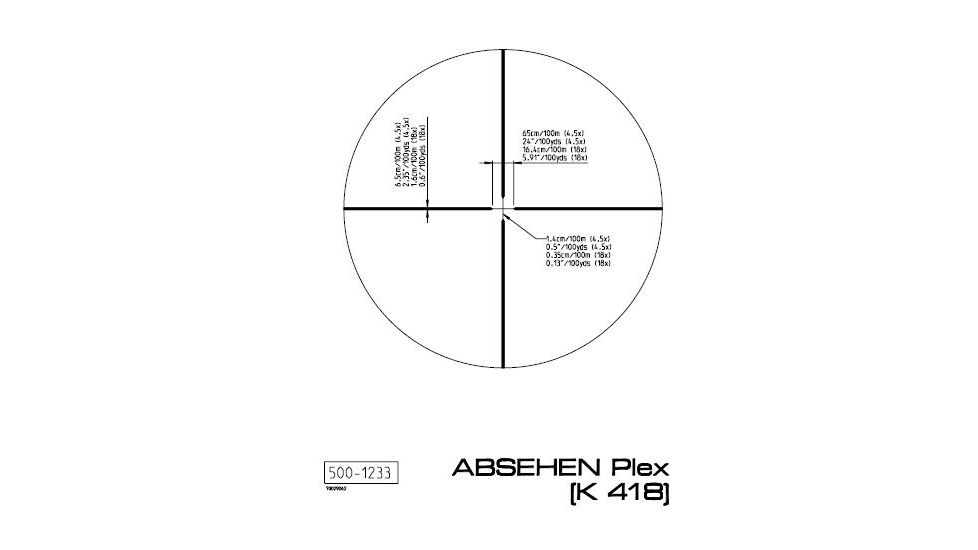 Kahles Absehen Plex Reticle