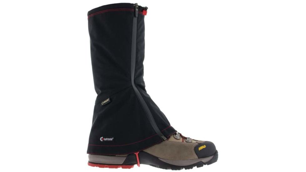 Kahtoola LEVA Tall GTX Foot Gaiters, Black, Small, KT09002