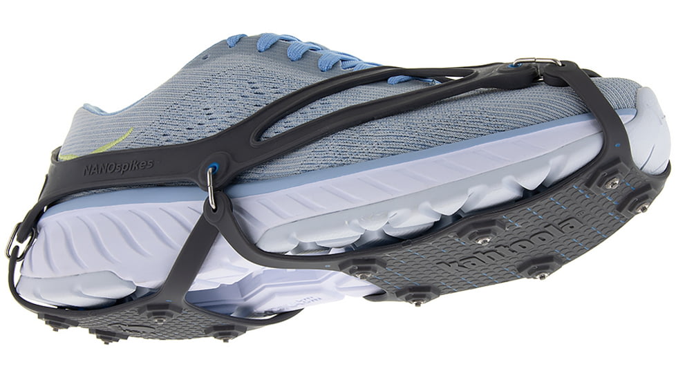 Kahtoola NANOspikes Footwear Traction, Charcoal, Large, KT05004