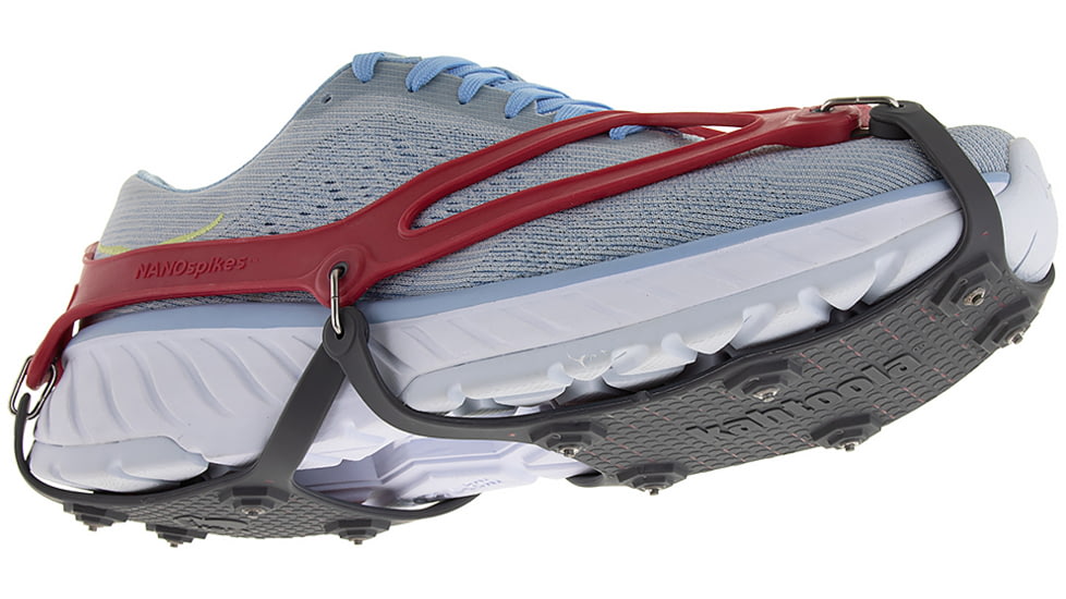 Kahtoola NANOspikes Footwear Traction, Red, Large, KT05009