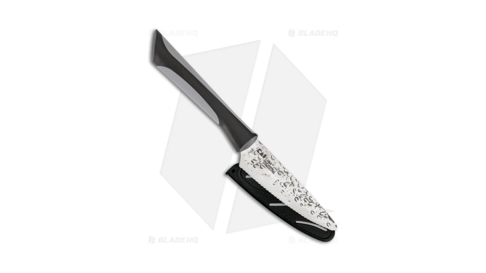 kai housewares Luna Citrus Kitchen Knives, 5.25in, High Carbon Steel, Normal Blade, Polymer Black Handle, Gray/Black, 10.75in, BHQ-55621