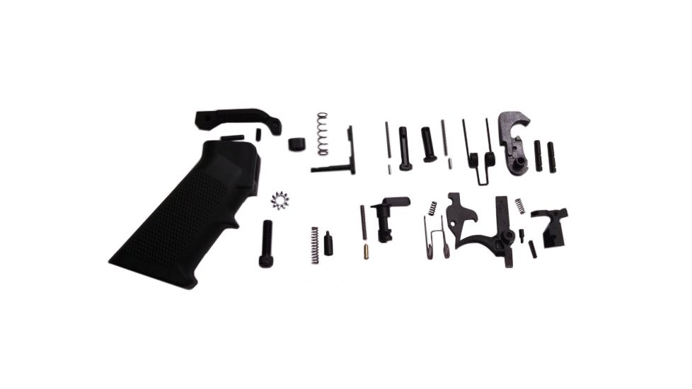 KAK AR-15 Lower Parts Kit, Mil Spec Trigger Group/Trigger Guard/A2 Handle/Springs AR15-LP-KT-010