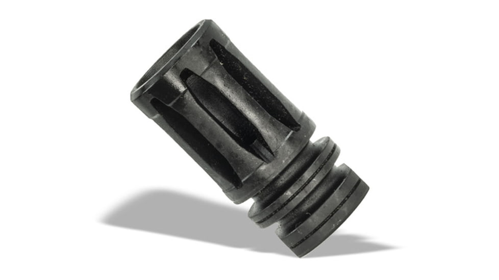 KAK A2 Birdcage Flash Hider, 556NATO, 1/2X28, Fits AR-15, Phosphate Finish, Black, A2-BIRDCAGE