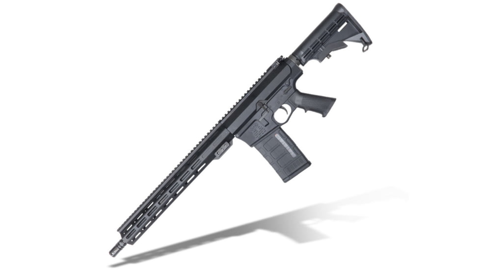 KAK Industry AR-10/KA-10 Semi Auto Rifle, .308 Winchester, 16in Barrel, 1-10 Twist, A2 Birdcage Flash Hider, 5/8x24, Aluminum, MLOK 15in Handguard, Tan/Black, MO-814-1004-002