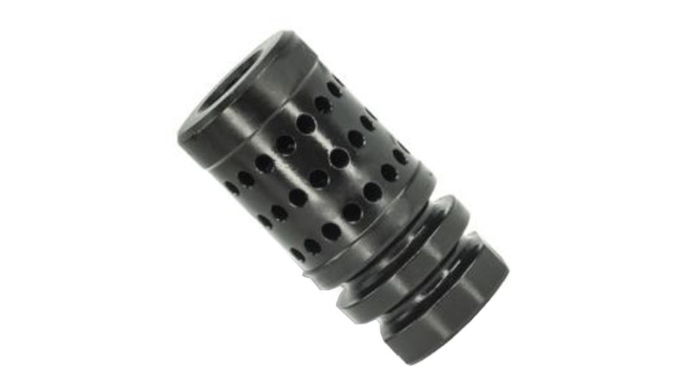 KAK Industry Compensator, 556NATO, Fits 1/2x28, Phosphate Finish, 1/2x28, Black, COMP-556