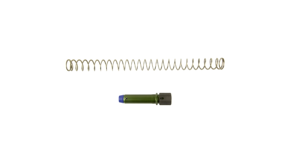 KAK Industry K-SPEC Enhanced Buffer and Spring Kit, 5.6oz Blue Tip Buffer w/ Flatwire Buffer Spring, Olive Drab, 522-0704-110