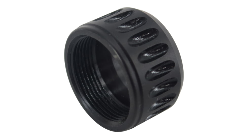 KAK Industry Plan B Thread Protector, 17-4 Stainless Construction, Nitride Finish, Black, Fits Plan B Pattern Tapered Threads, 1.2oz
