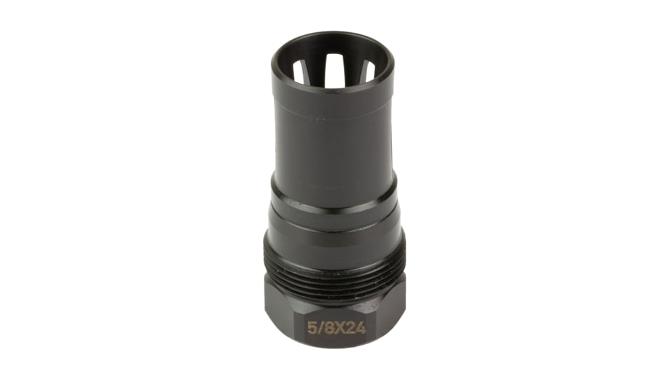 KAK Industry Plan B A2 Flash Hider, 7.62x51mm NATO, 5/8X24, Nitride Finish, Black, 411-2103-006
