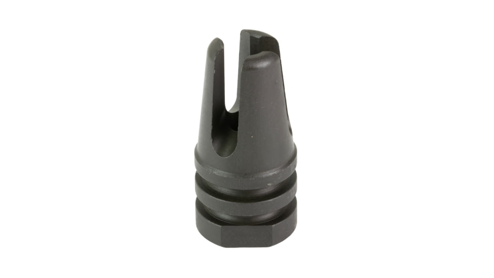 KAK Industry Retro Taper, Flash Hider, 556NATO, Fits AR-15, 1/2x28, Phosphate Finish, 1/2x28, Black, 1-2-28-TAPER-FLASH