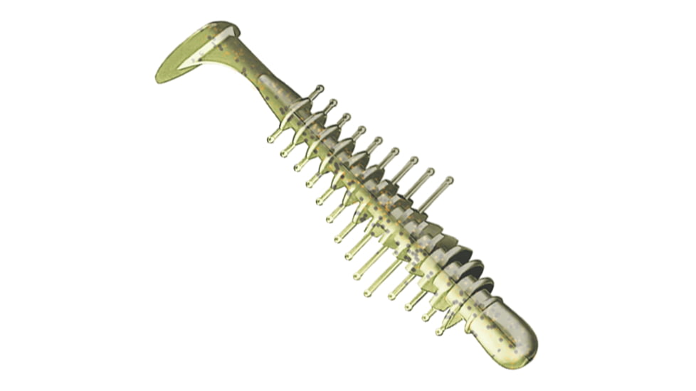 Kalin's 2.8" Tickle Shad Golden Shad 8Pk, 28TS-721