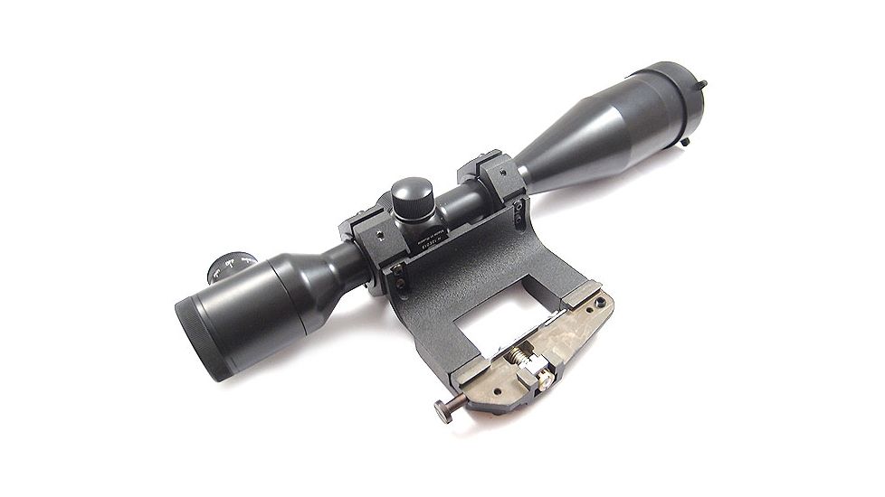 Kalinka Optics KOM 12x50 Illuminated 1000m Rifle Scope, Side Parallax, 65mm Universal AK and SVD Mount, Black, GSKOM1250LP65